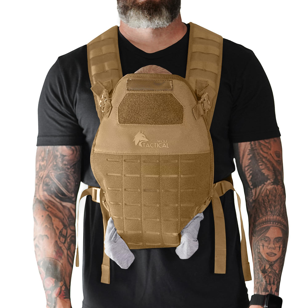 Wolf Tactical toddler-carrier outdoor-durability shows rugged shell for adventures