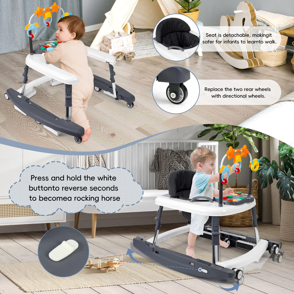 Wolfcode 5-in-1 walker in bounce mode for lively movement.