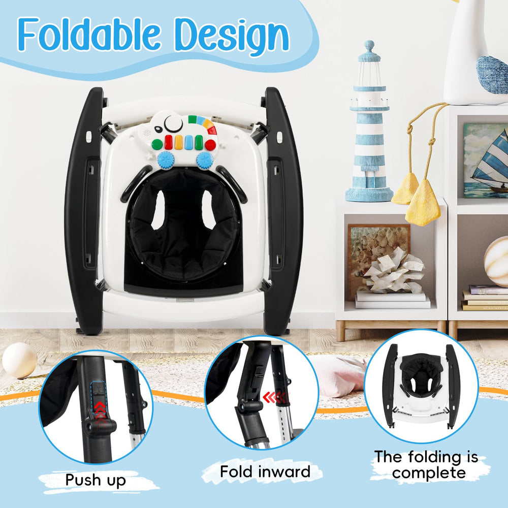 Wolfcode 5-in-1 walker in baby walker mode for early mobility