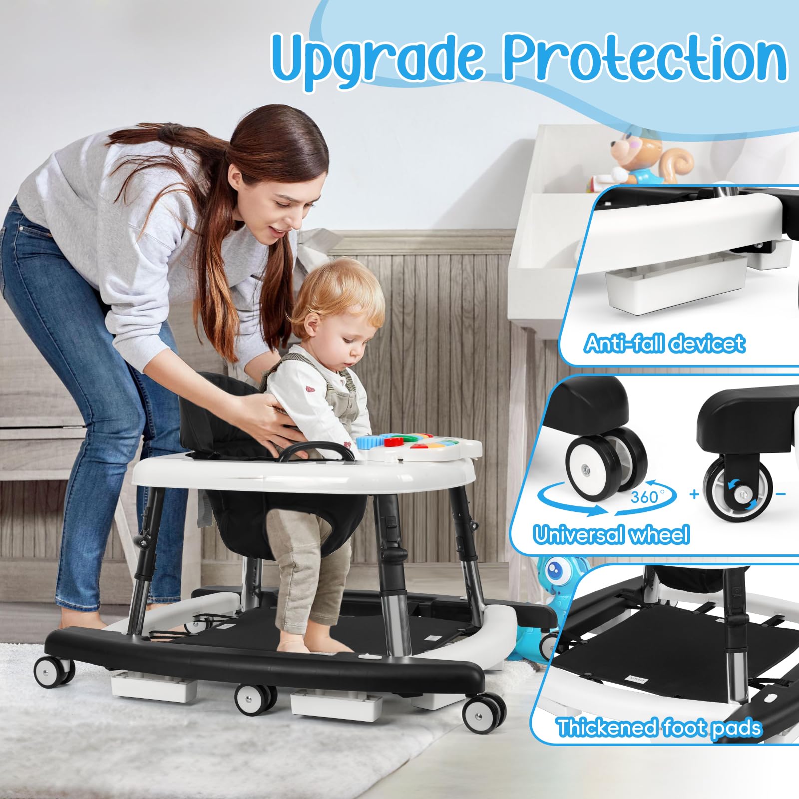 Wolfcode 5-in-1 walker removable seat cushion for simple cleaning