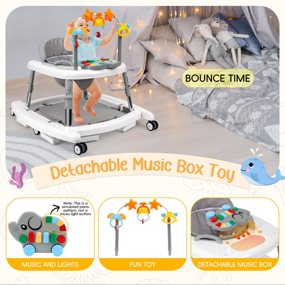 Wolfcode walker removable-seat-cushion for easy cleaning and changes.