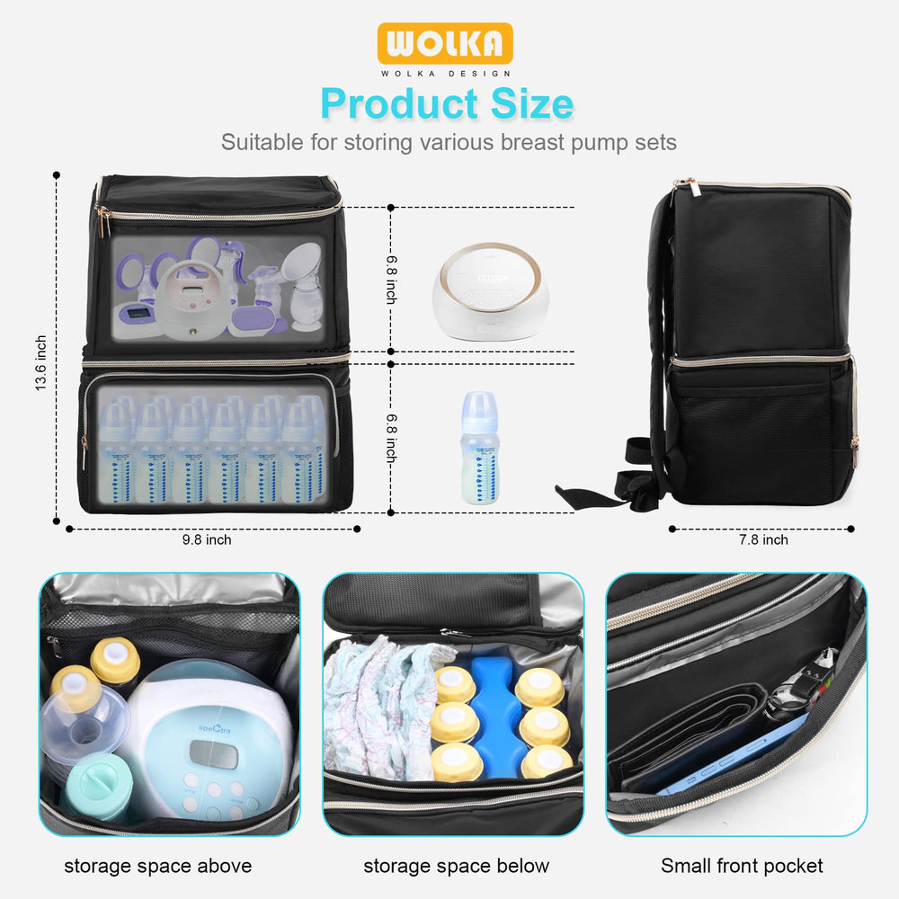 Wolka thermal lining helps keep milk cool for hours during commutes