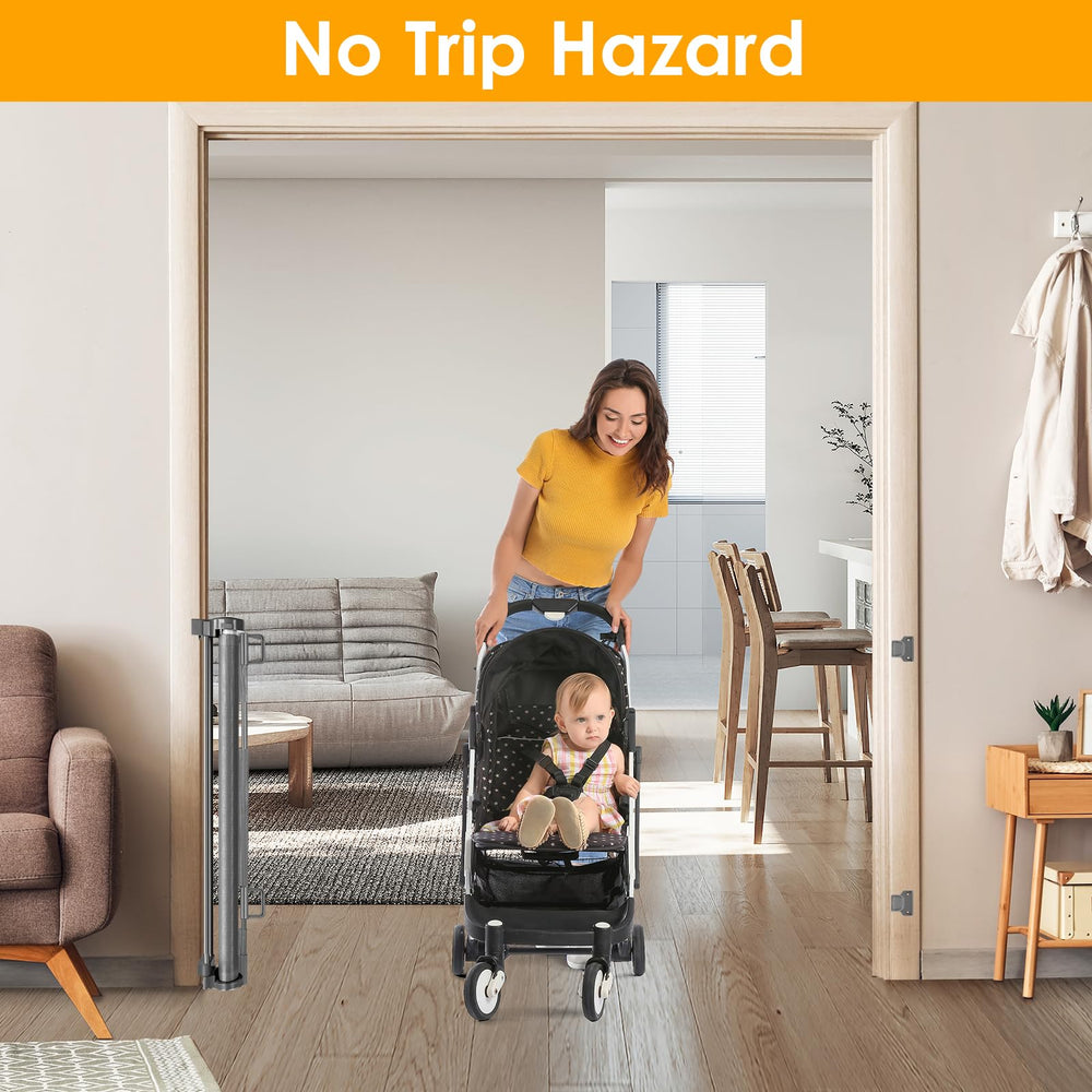 WOMHOM baseboard-adjustable, fits any doorway trim.
