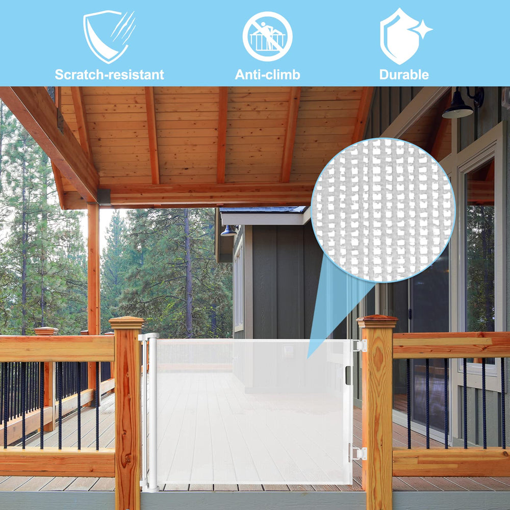 WOMHOM screw installation ensures a sturdy, lasting doorway gate.
