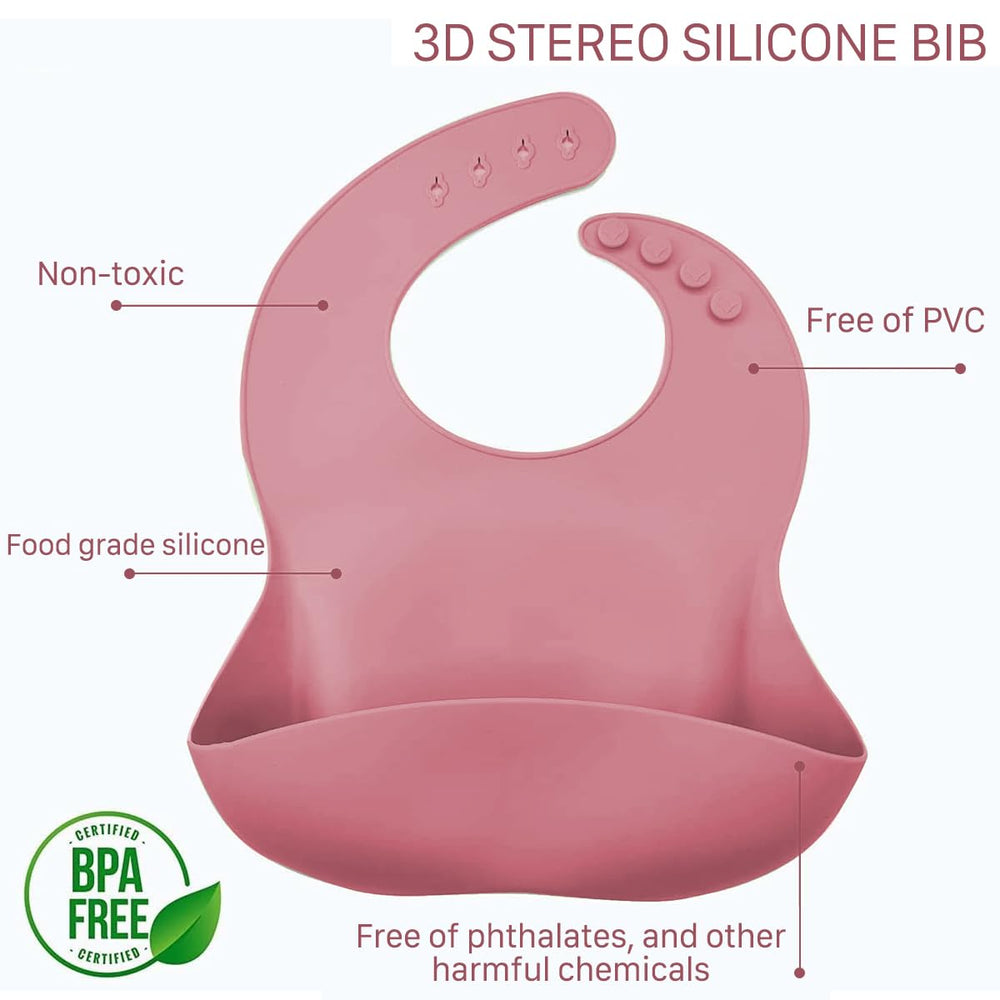 Womorista baby mealtime suction base pink image demonstrates stable dining