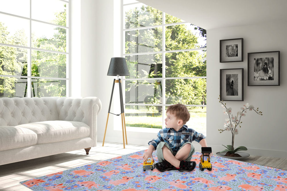 WOMUMON Machine-washable mat cleans easily after crafts and meals.