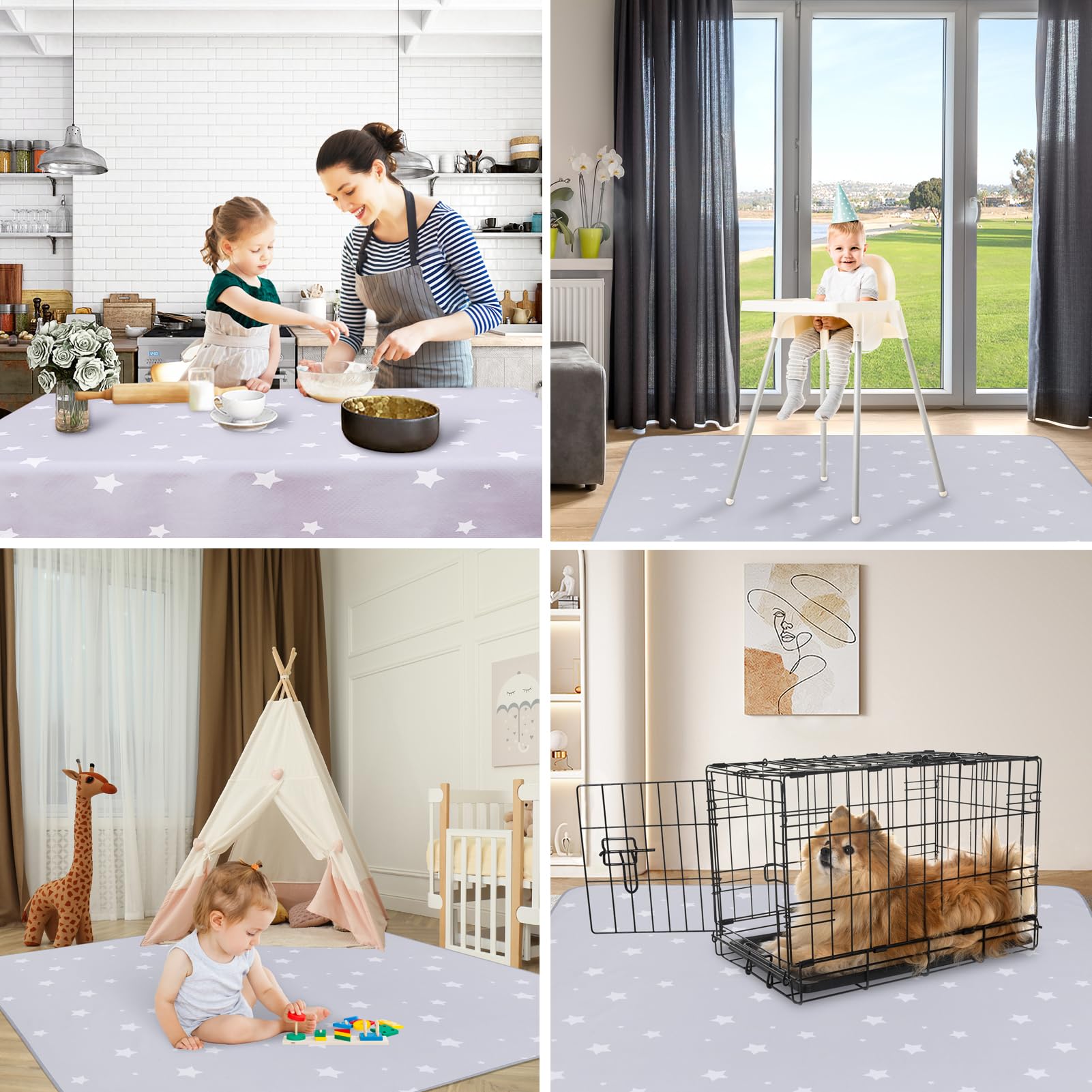 WOMUMON outdoor picnic mat offers portable protection for kids’ snacks.