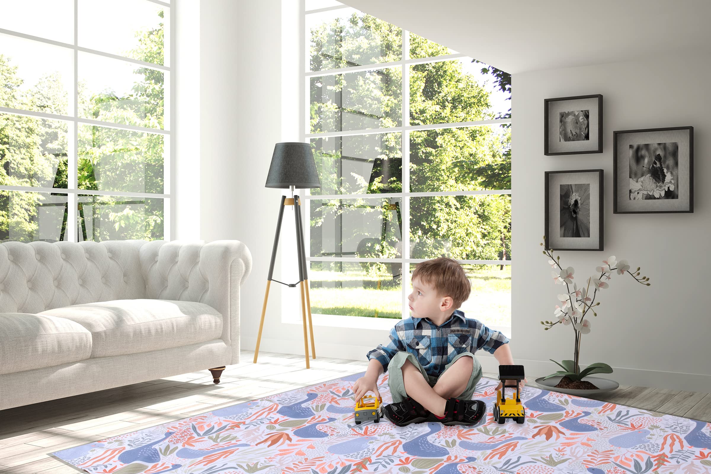 WOMUMON Splat Mat multipurpose use doubles as tablecloth or play mat