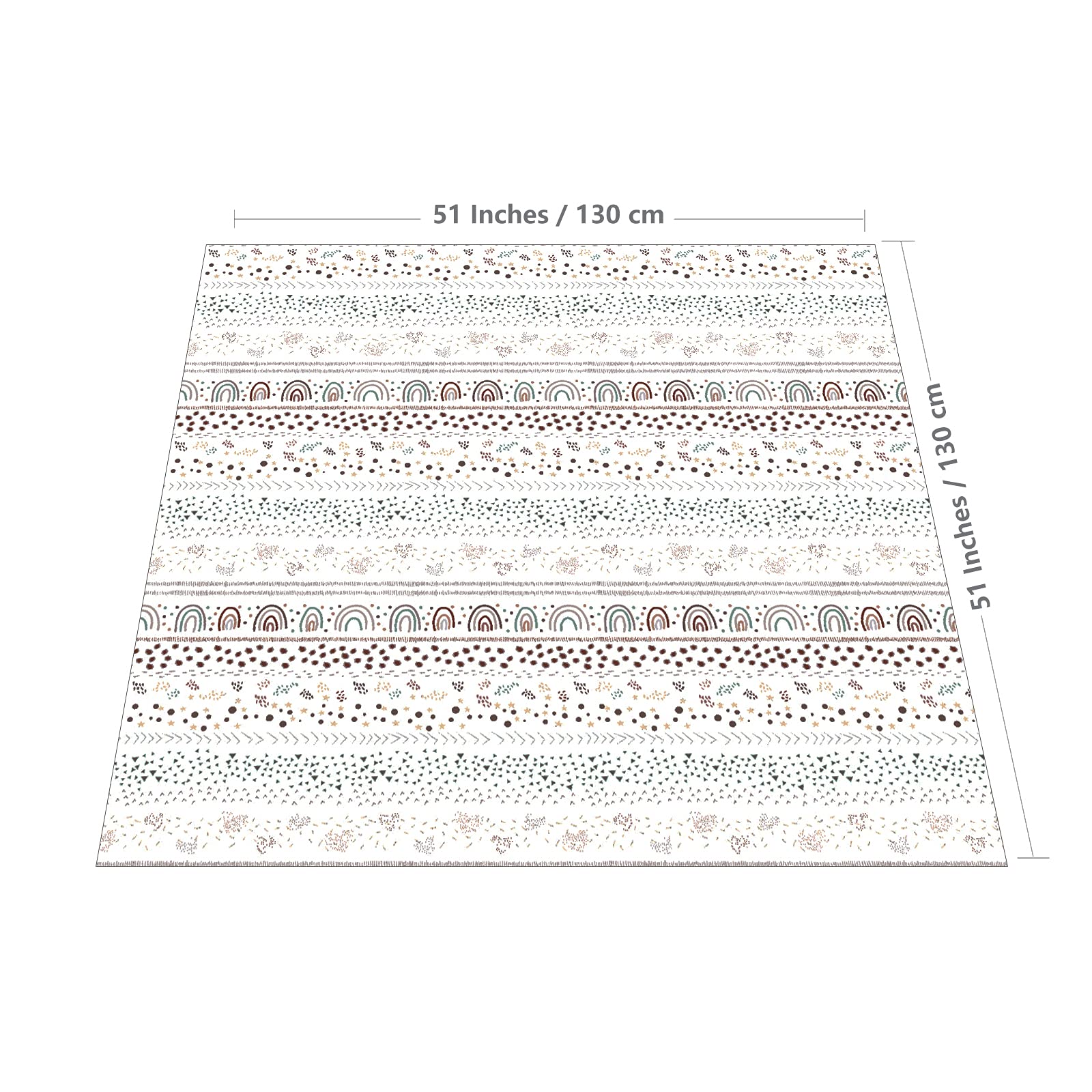 WOMUMON Splat Mat with non-slip backing keeps floors in place during meals.