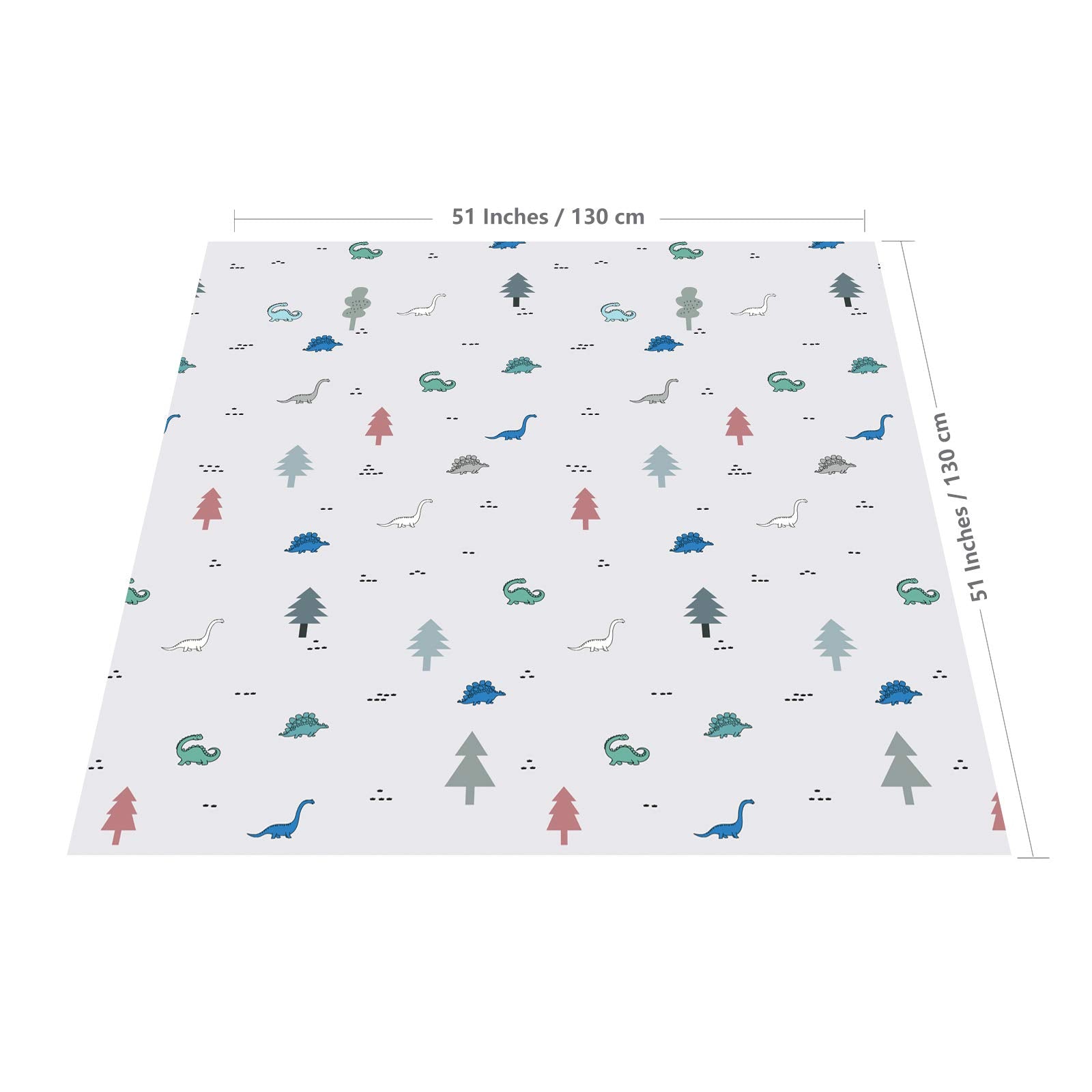 WOMUMON waterproof splat mat with anti-slip back keeps it flat and clean