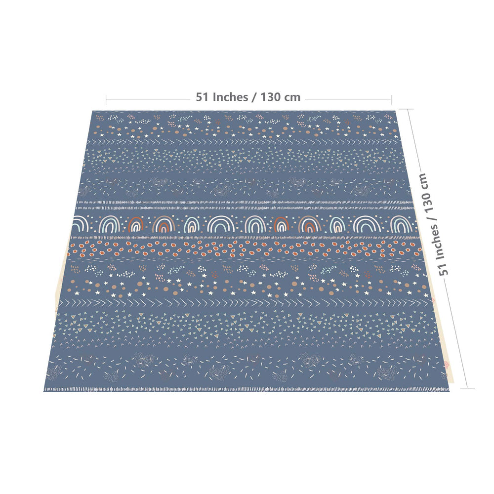 WOMUMON waterproof surface stays clean and wipeable for quick mess cleanup.
