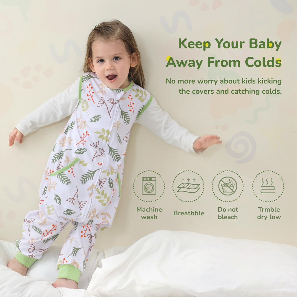 WONDAY 0.5 tog wearable blanket keeps toddlers warm without overheating