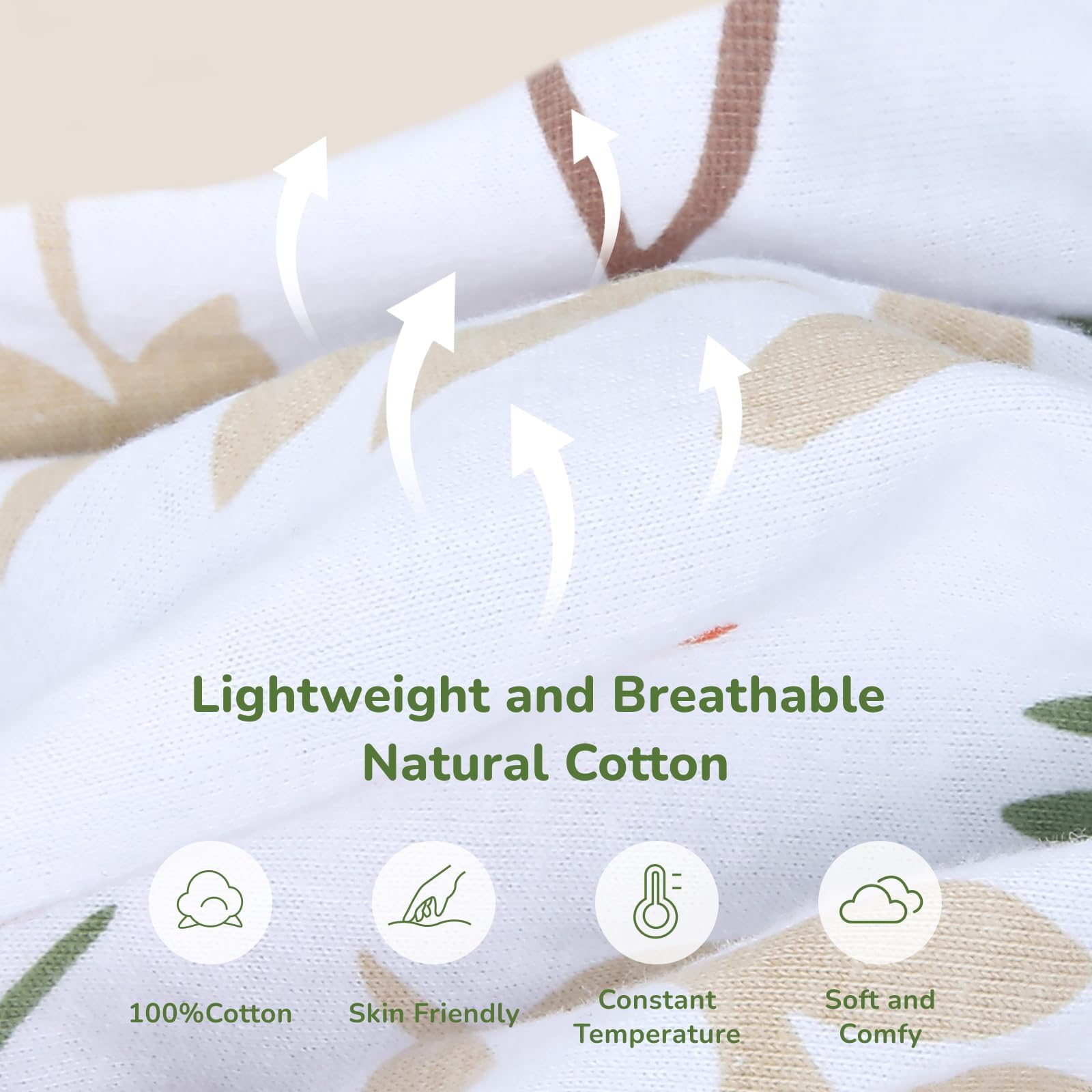 WONDAY easy-care sleep sack stays soft after multiple machine washes.