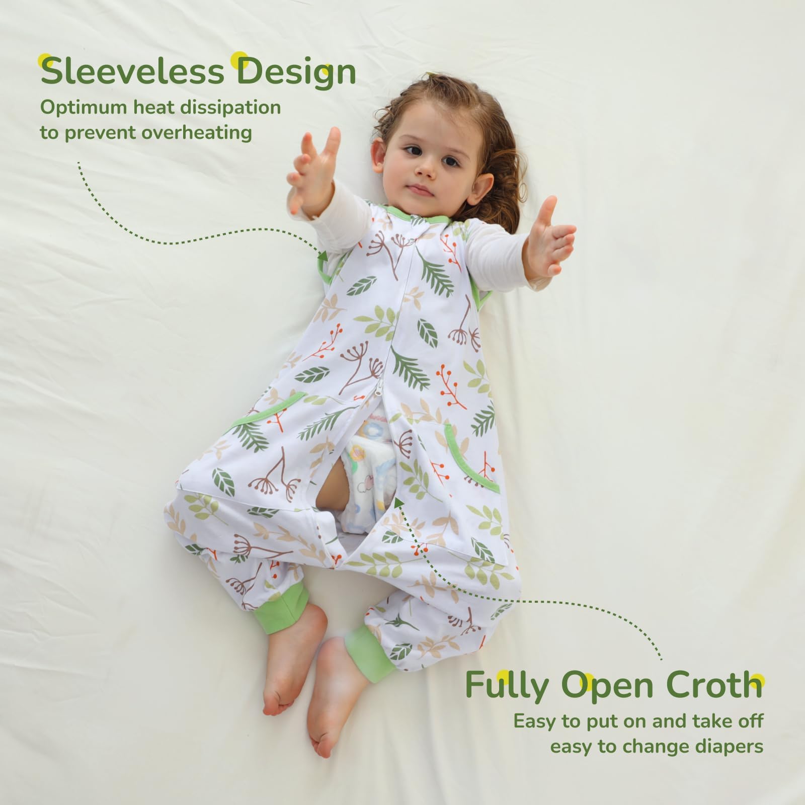 WONDAY hip-friendly fit gives natural leg movement for comfortable sleeping.