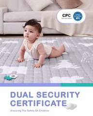 WONDAY silicone-dot bottom keeps mat non-slip during play.