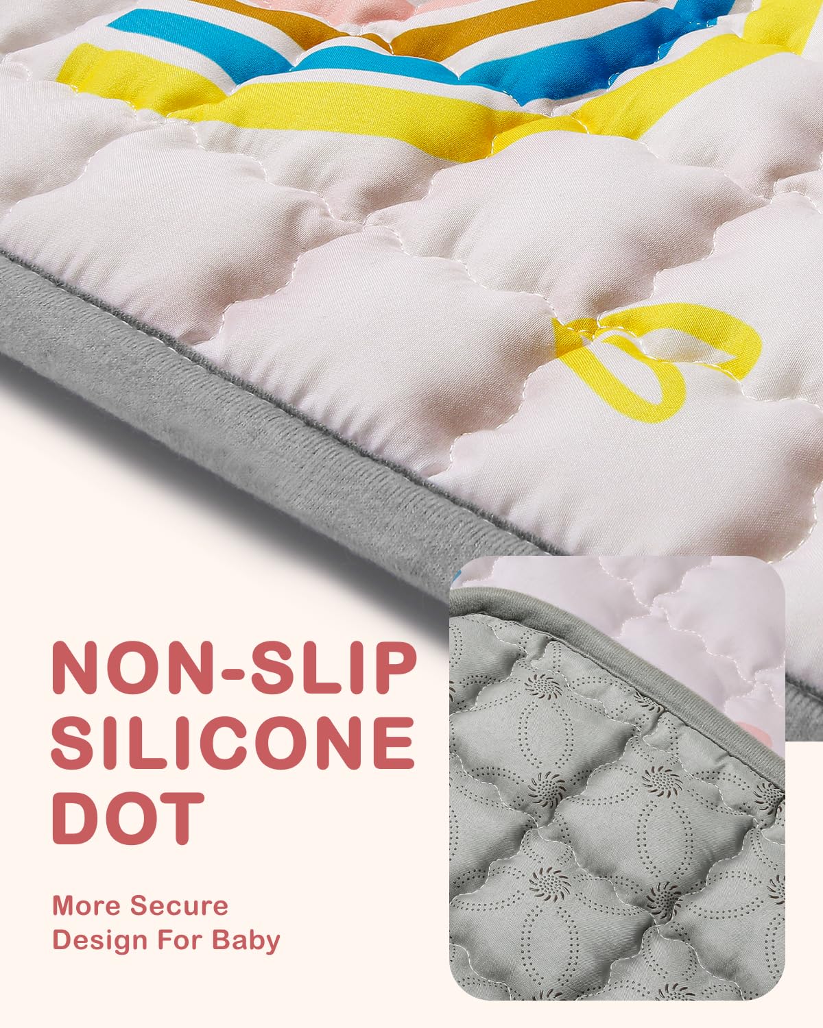 WONDAY thick baby floor playmat BPA-free and odor-free safety