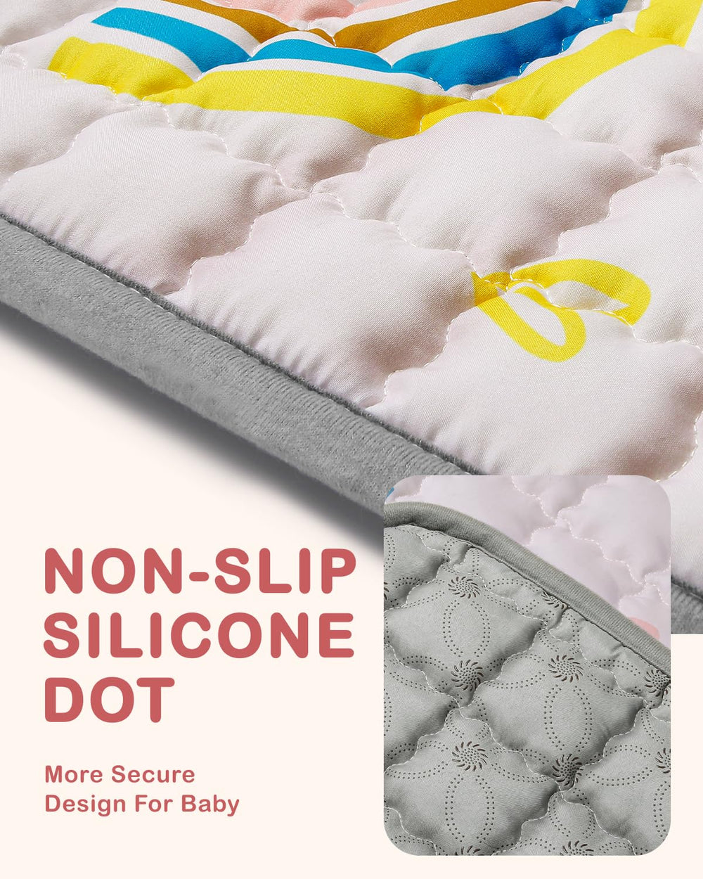 WONDAY thick baby floor playmat BPA-free and odor-free safety
