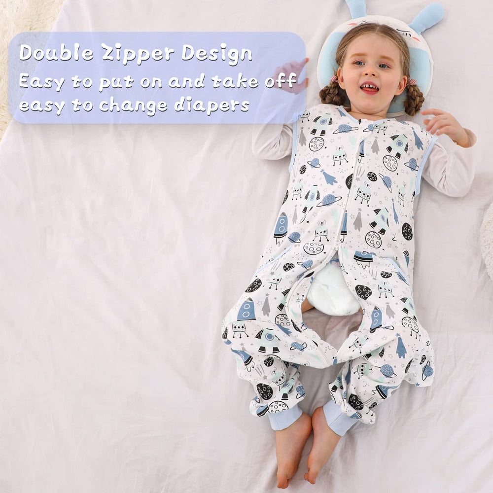 WONDAY sleep sack feet sleeveless design promotes ventilation and comfort