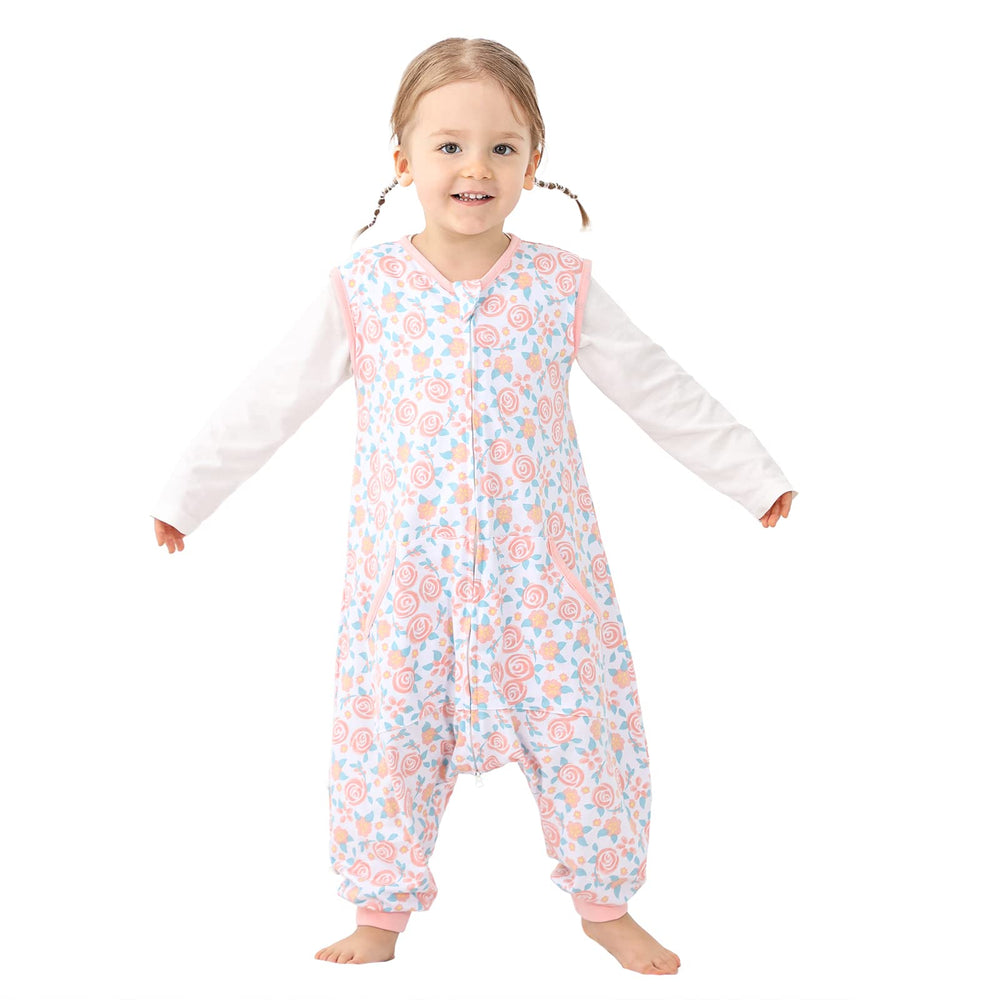 WONDAY toddler sleep sack with feet lets toddlers practice walking safely during bedtime routines.