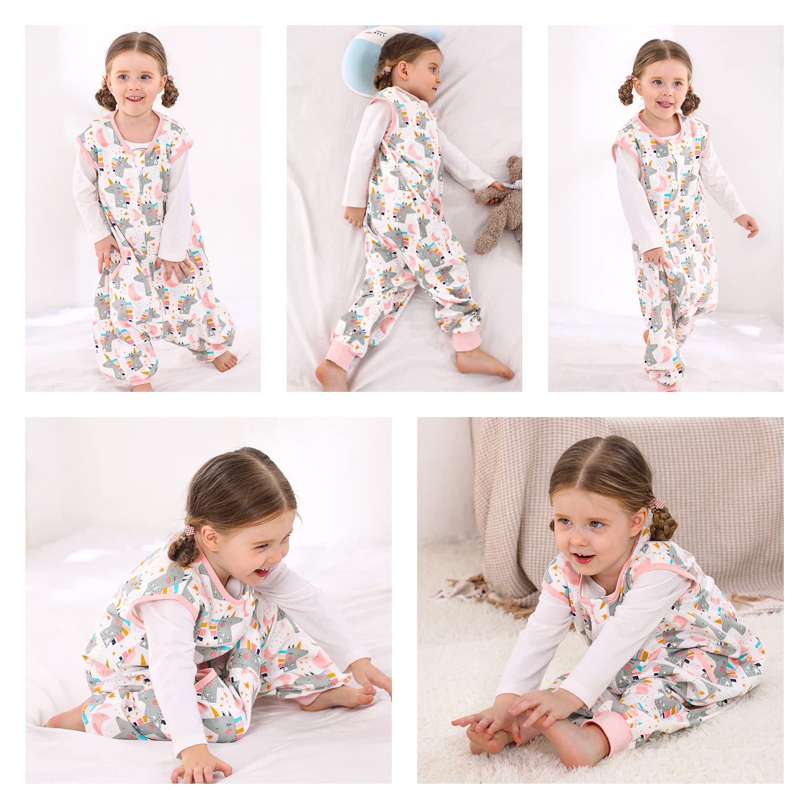 WONDAY age 12-18 months size 2T on model shows comfortable movement and independence.