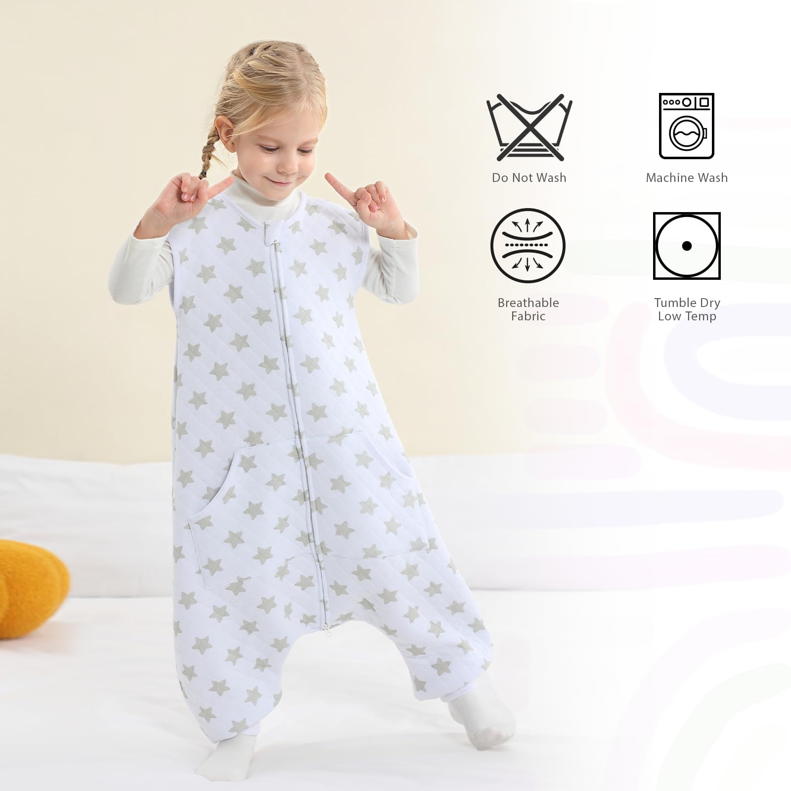 WONDAY sizes 3T–5T fit growing toddlers from 12 months to 7 years.