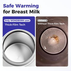 WONDBORN precision-heating-1f-control provides exact temperature for feeding.