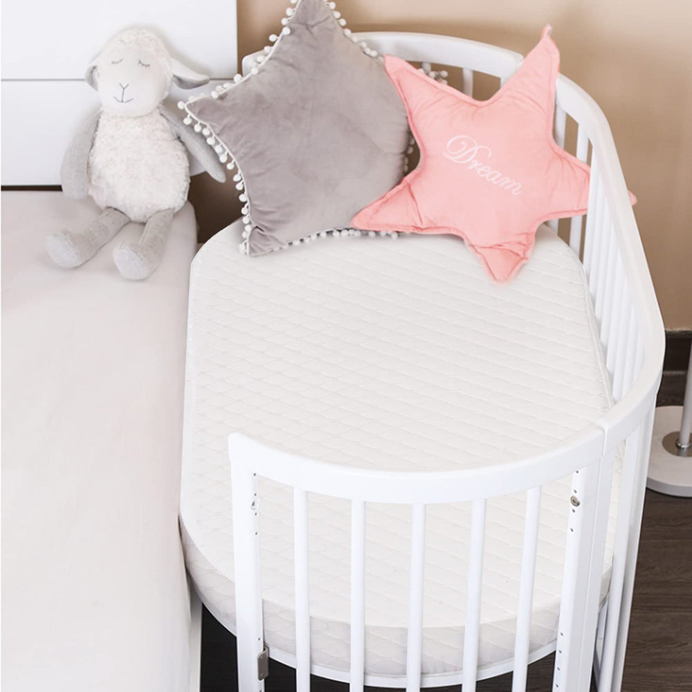 Wonder Living baby bassinet mattress compressed shipping saves space before setup