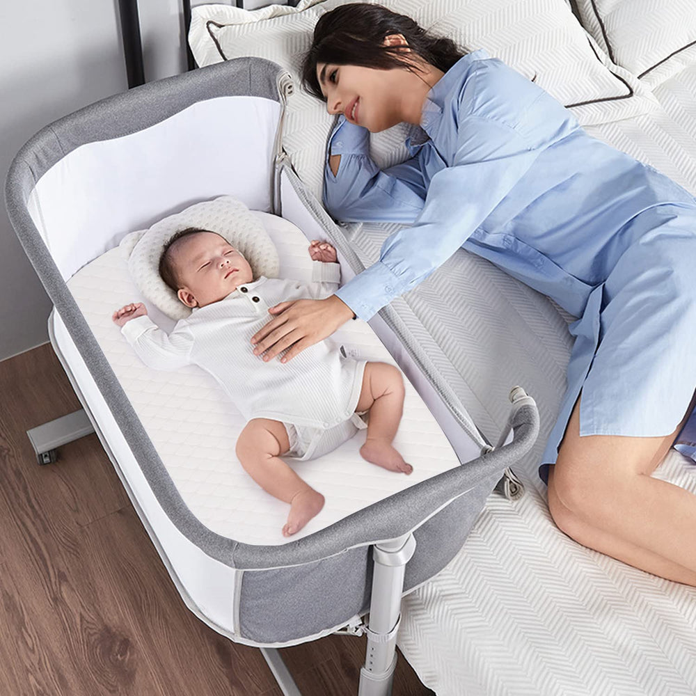 Wonder Living baby bassinet mattress oval shape supports snug fit for compact cradles