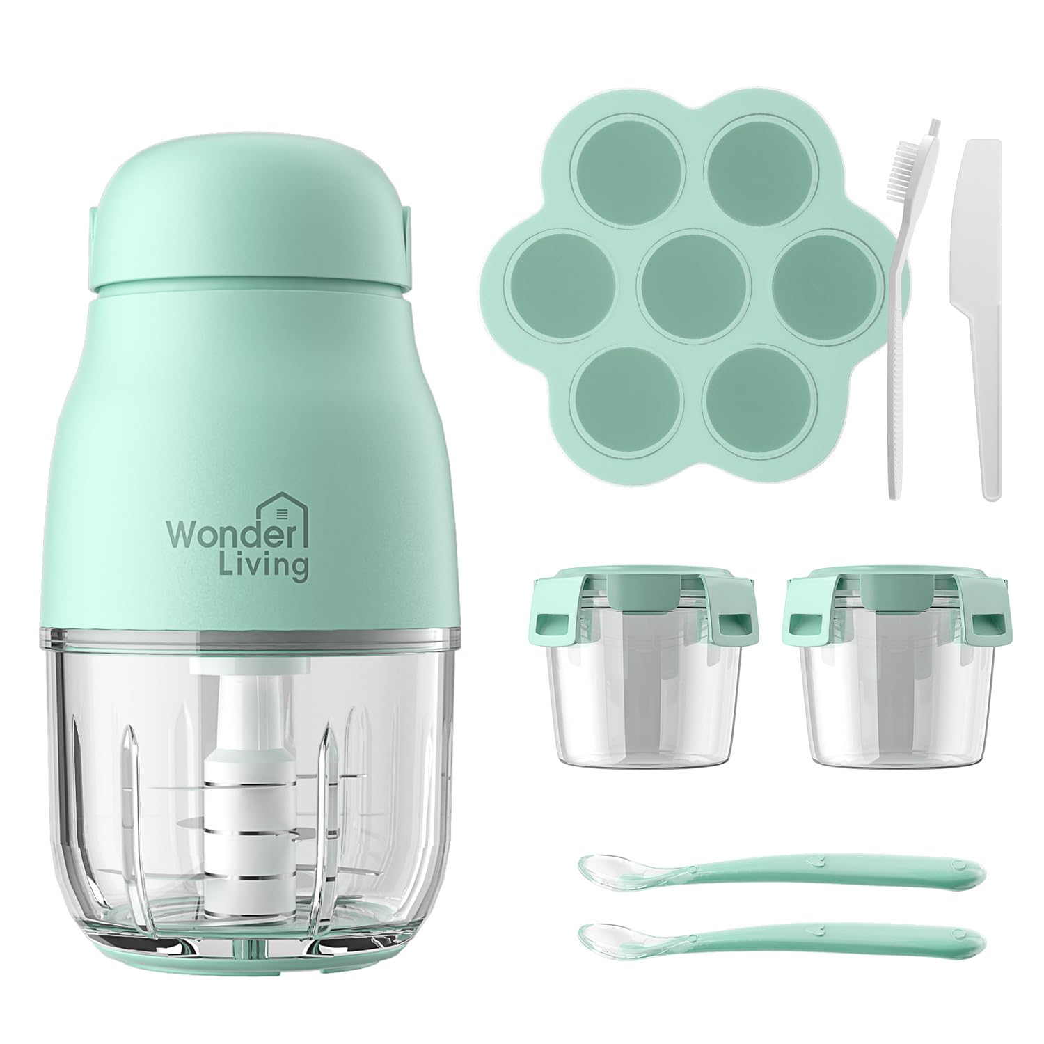 Wonder Living baby food maker on countertop ready for quick nutritious meals.