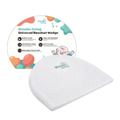 Wonder Living baby wedge pillow with removable cover for easy cleanup.