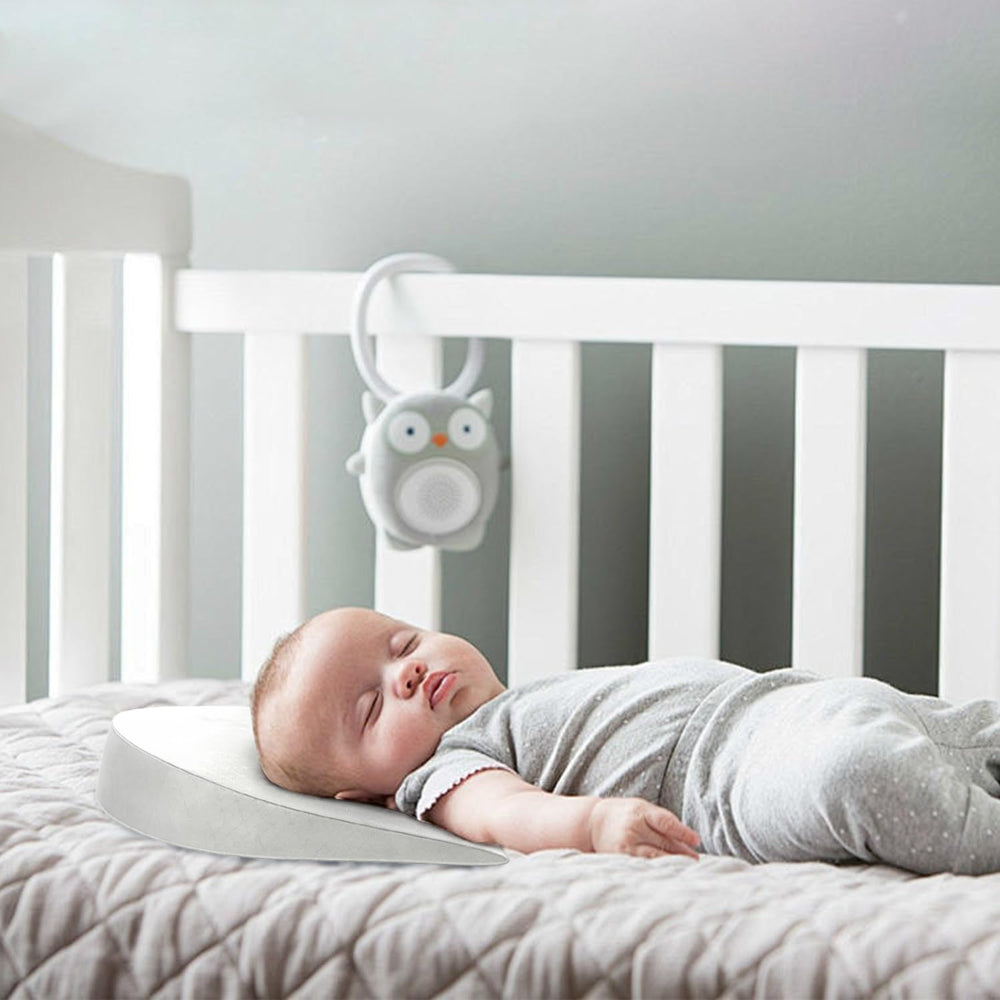 Wonder Living wedge pillow shows versatile-use for nap, play, and lounge.