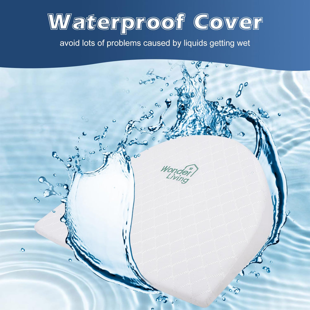 Wonder Living baby wedge pillow waterproof cover ready for messy days.