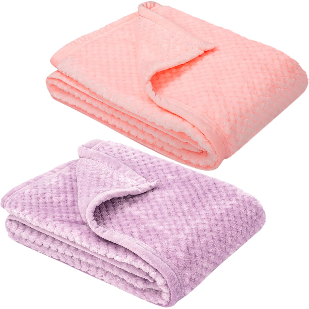 Wonder Miracle fuzzy baby blanket close-up shows soft plush for cozy snuggles.