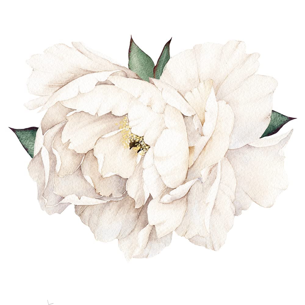 Wonder Space jumbo peony wall decals wedding venue ambience as elegant backdrop