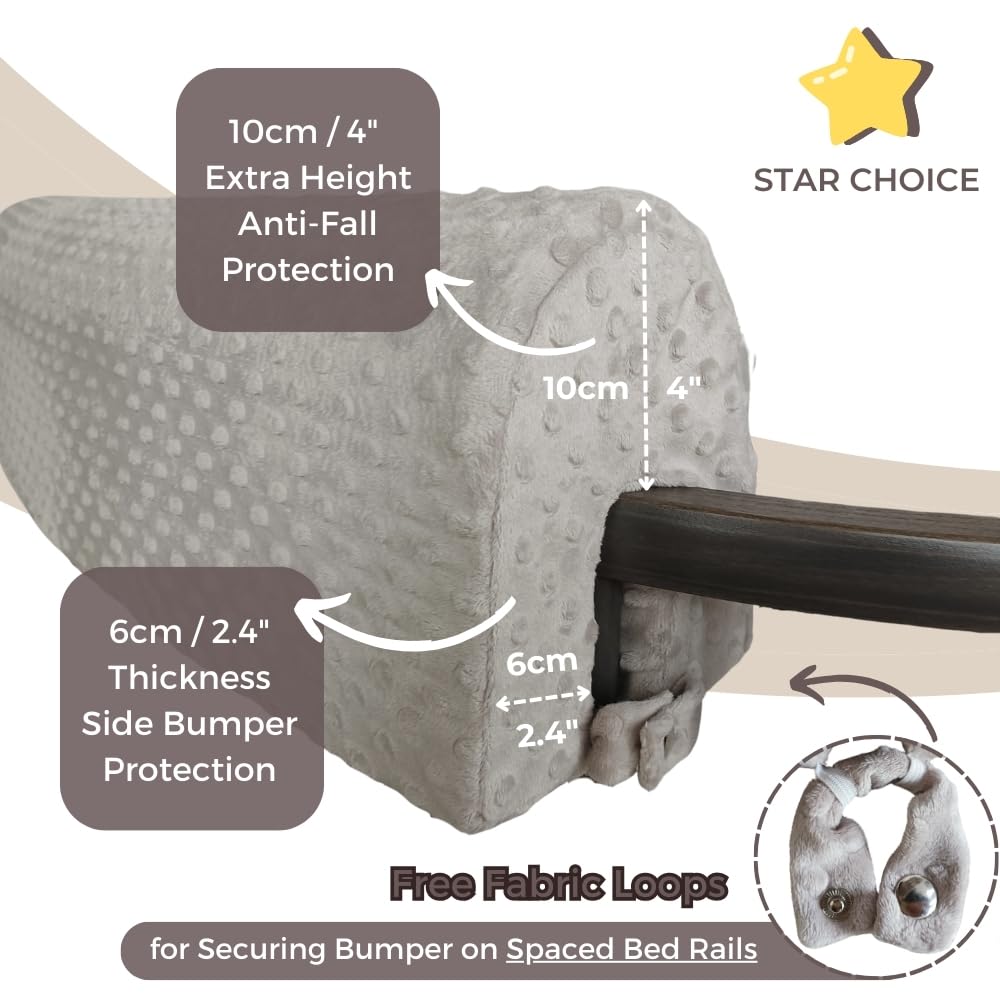 Wonder Space bumper cover removable and washable for easy cleaning