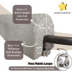 Wonder Space bumper cover removable and washable for easy cleaning