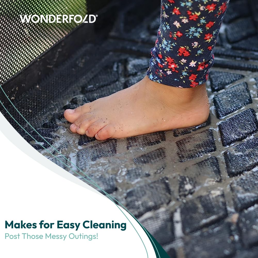 WonderFold All Weather Mat W2 compatibility highlights fit only W2 models.