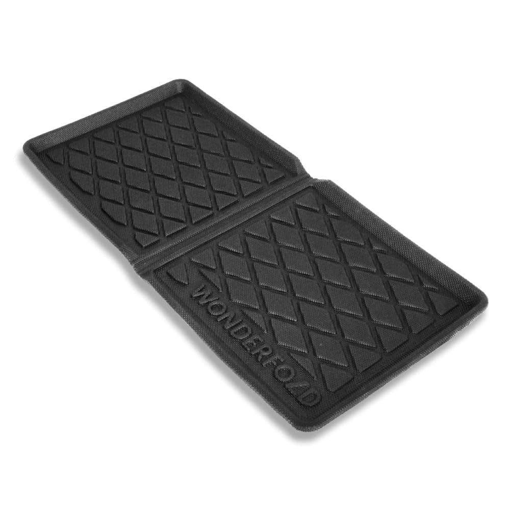 WonderFold All Weather Mat W2 inside wagon protecting from dirt and moisture.