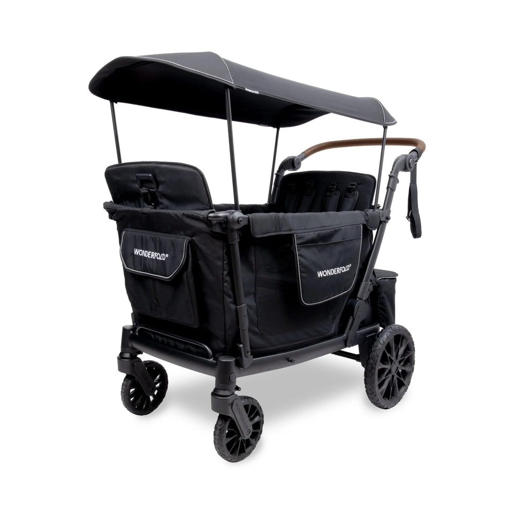 WonderFold L4 Quad Wagon folded for compact storage and quick transport.