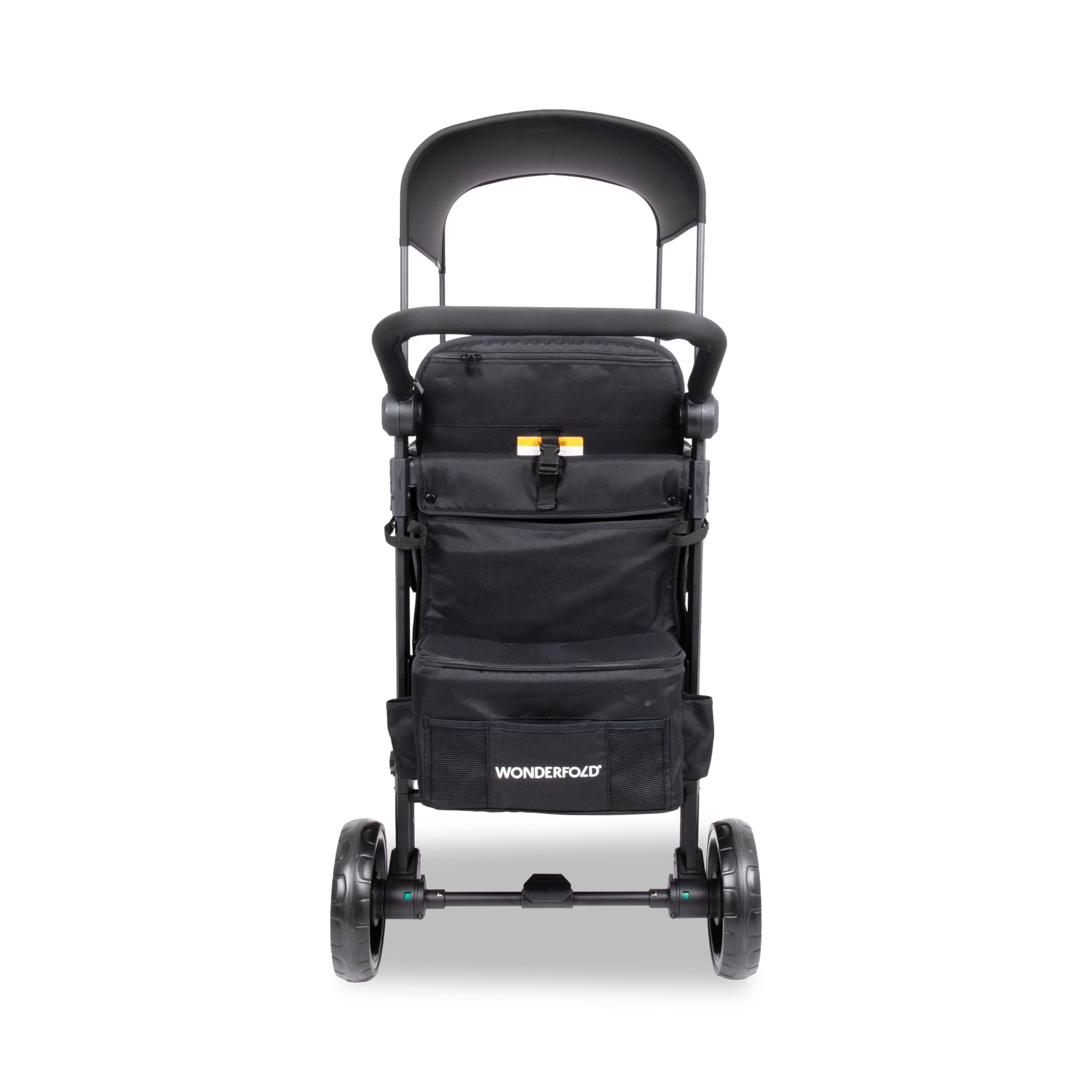 WonderFold W2 Elite Pro stroller wagon adjustable push handle for parent comfort