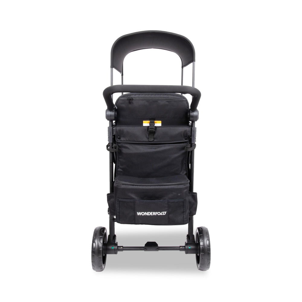 WonderFold W2 Elite Pro stroller wagon adjustable push handle for parent comfort