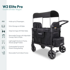WonderFold W2 Elite Pro ventilation-mesh keeps passengers comfortable