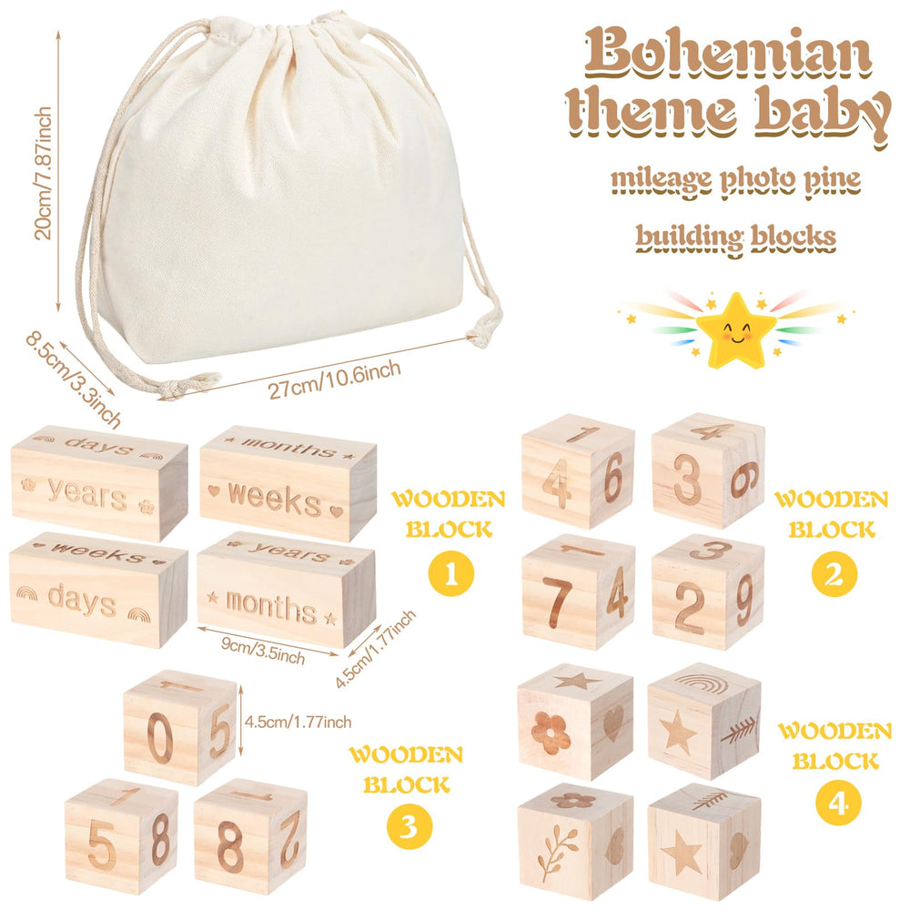 Wonderjune Boho Blocks cuboid block used for versatile milestone layouts.