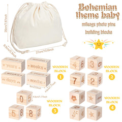 Wonderjune Boho Blocks cuboid block used for versatile milestone layouts.