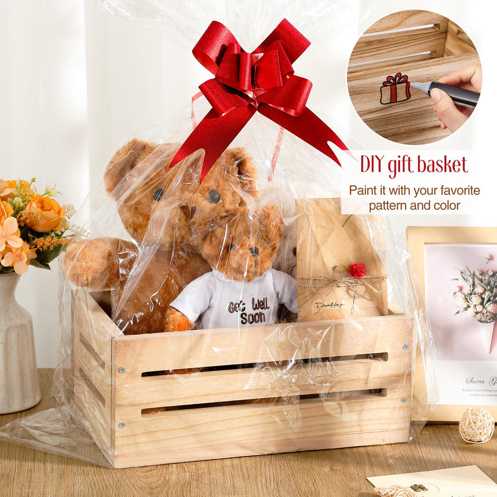 Wonderjune basket measures 13.78 x 7.87 x 5.91 inches for versatile packages