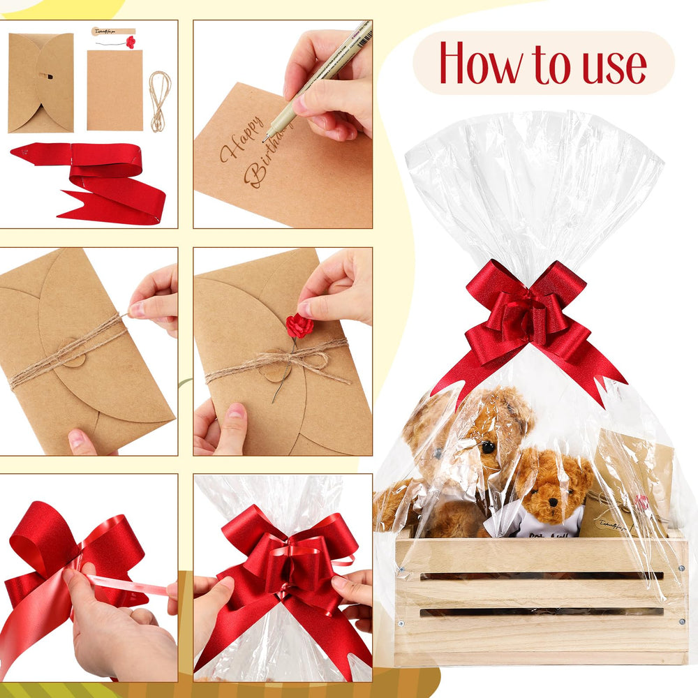 Wonderjune wooden basket in natural finish with rustic charm for versatile gifting