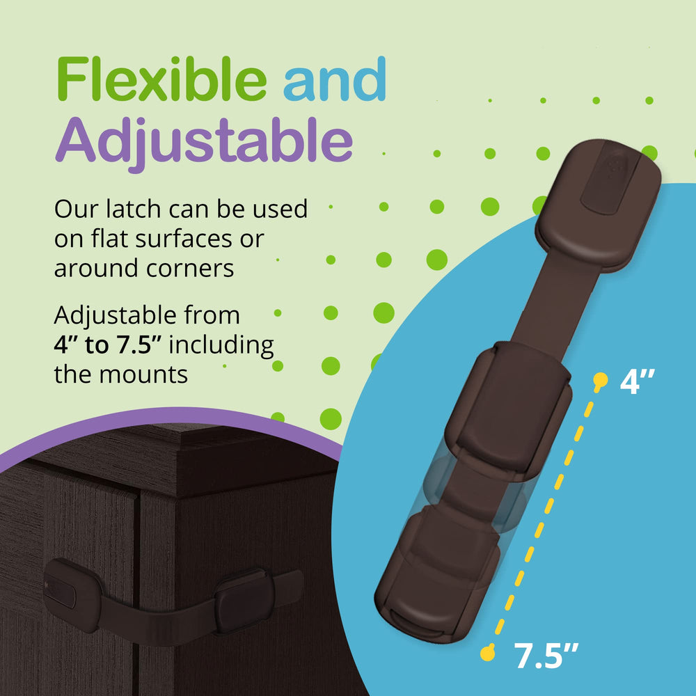 Wonderkid fridge/cabinet lock in a kitchen setting, practical protection for curious kids.