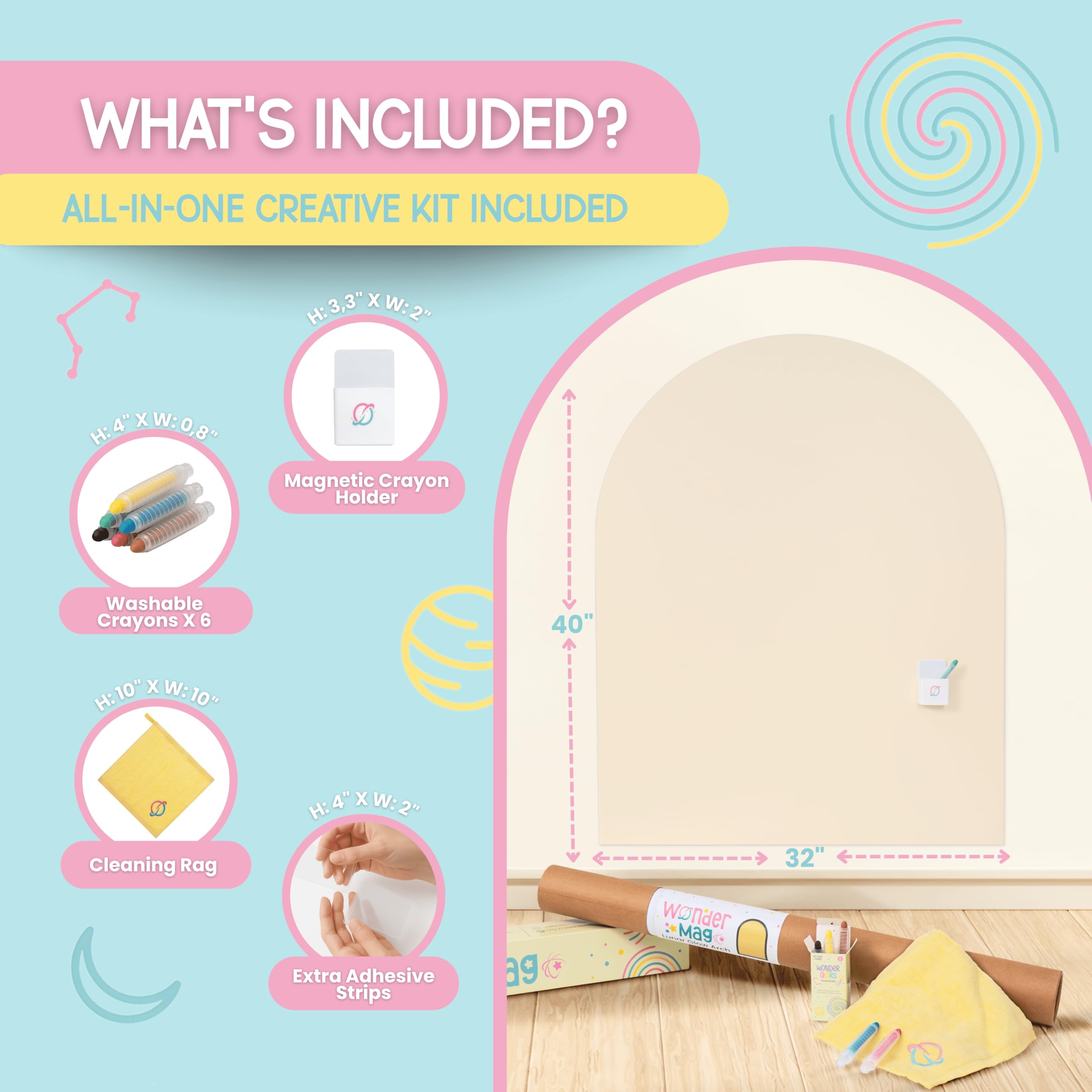 WonderMag eco-friendly materials emphasize safe, durable play in kids rooms