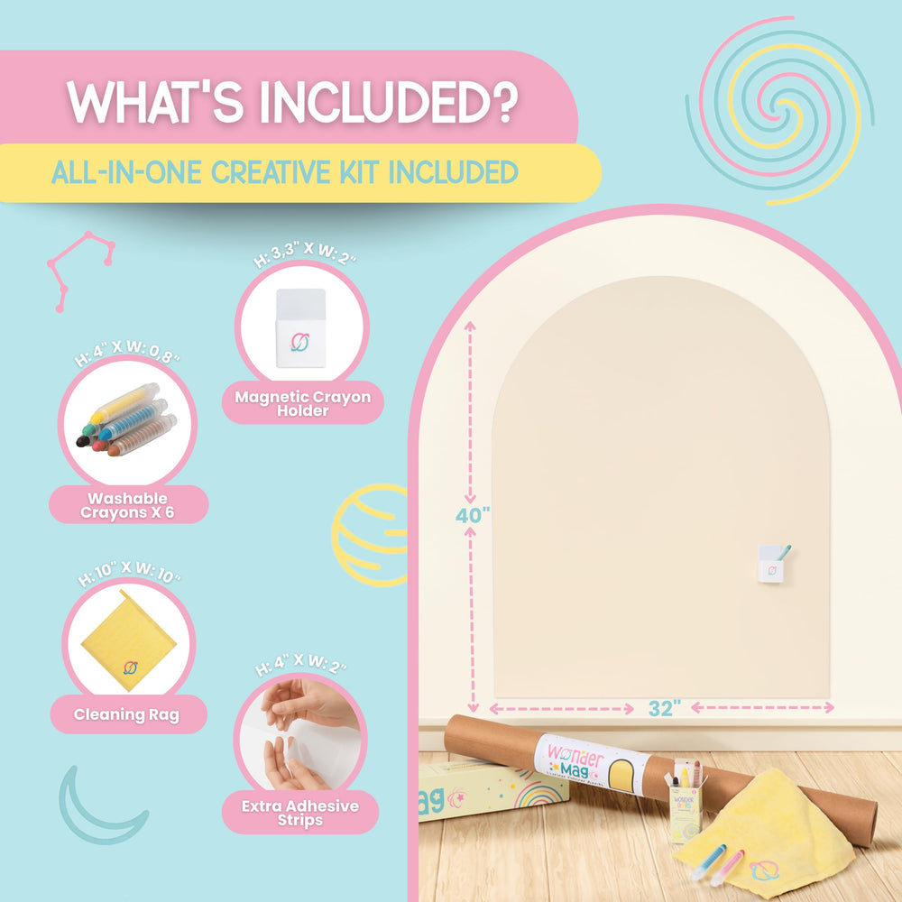 WonderMag eco-friendly materials emphasize safe, durable play in kids rooms
