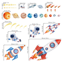 Wondever baby room wall decor shows decals brightening play space.